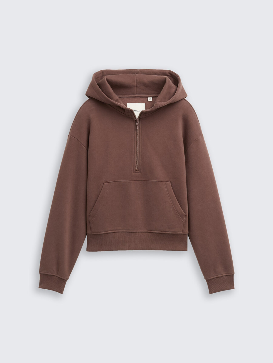 hoodie sweatshirt with zip
