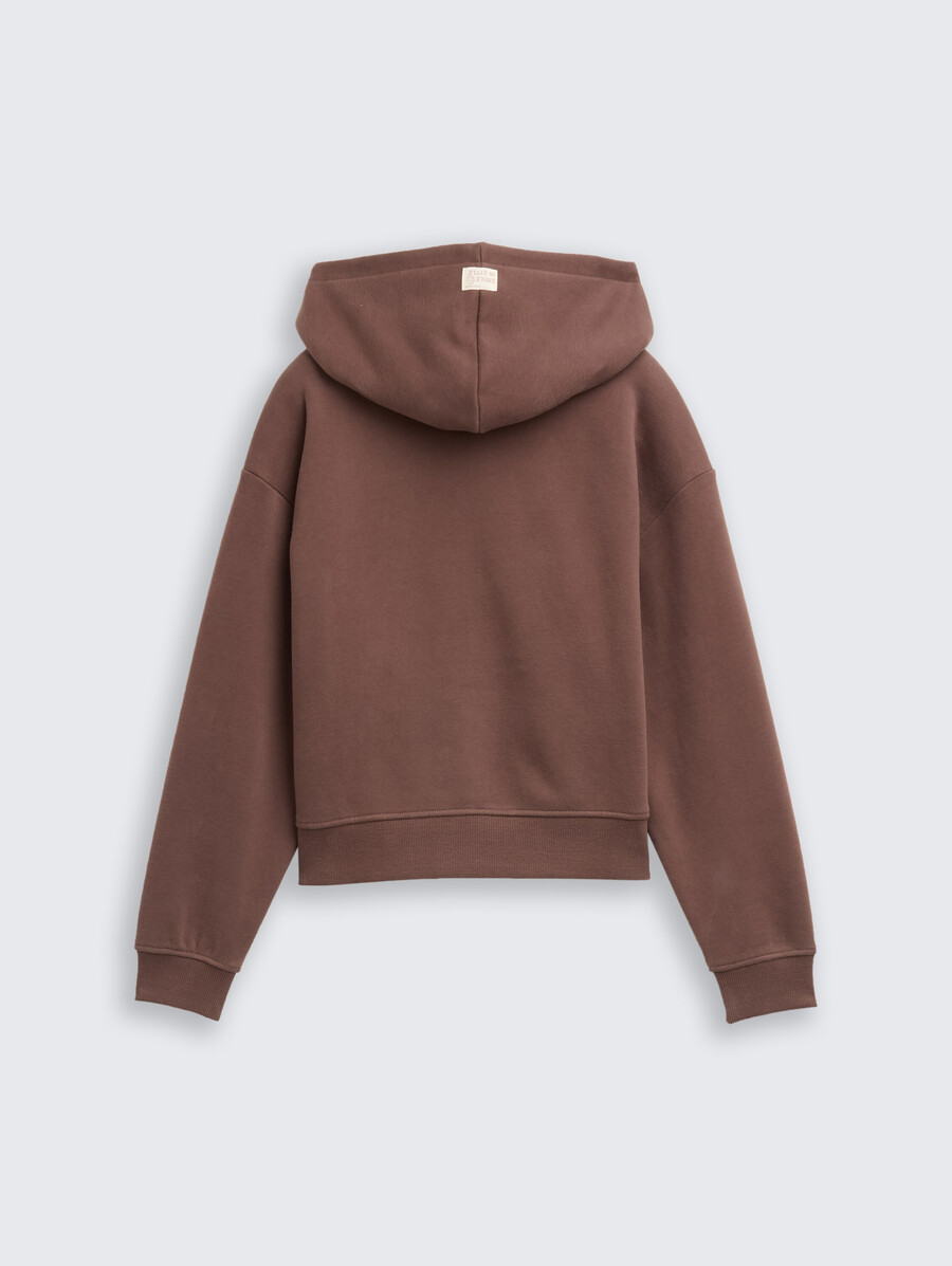hoodie sweatshirt with zip
