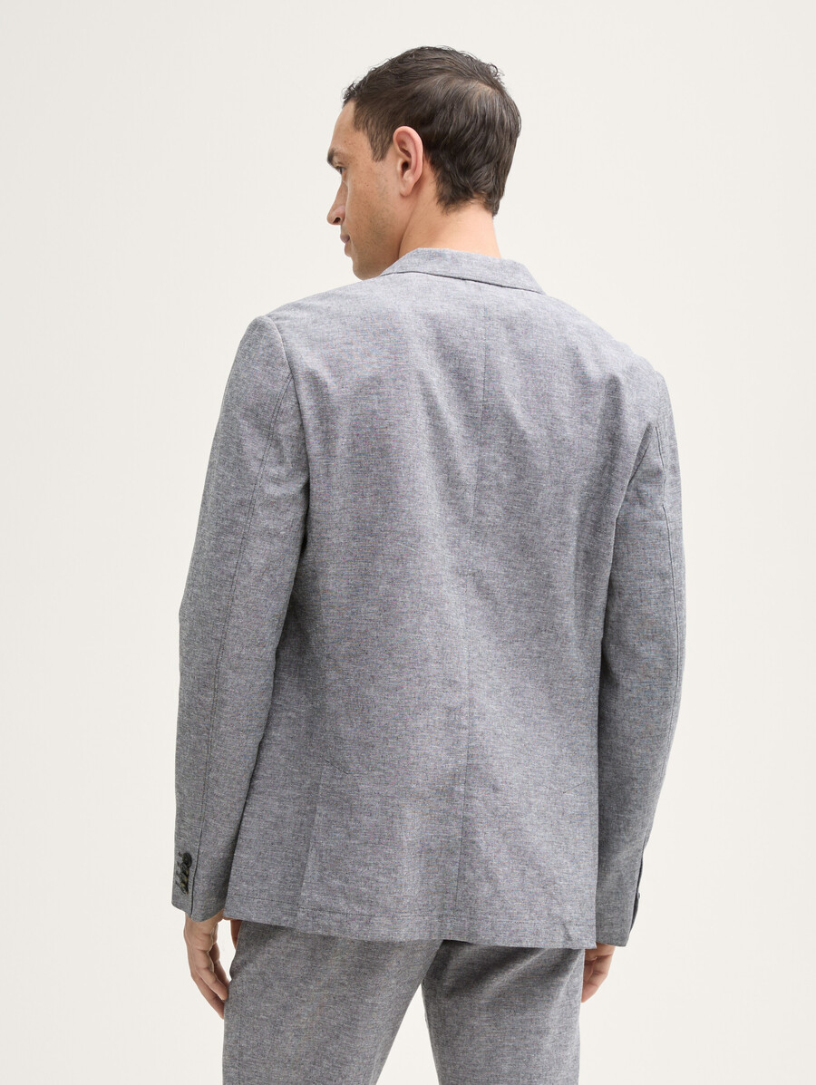 jacket with linen content