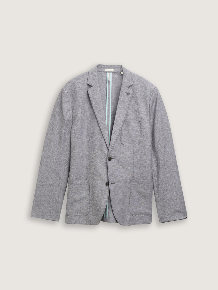 jacket with linen content