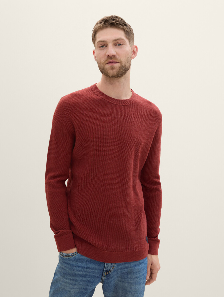cotton knit jumper