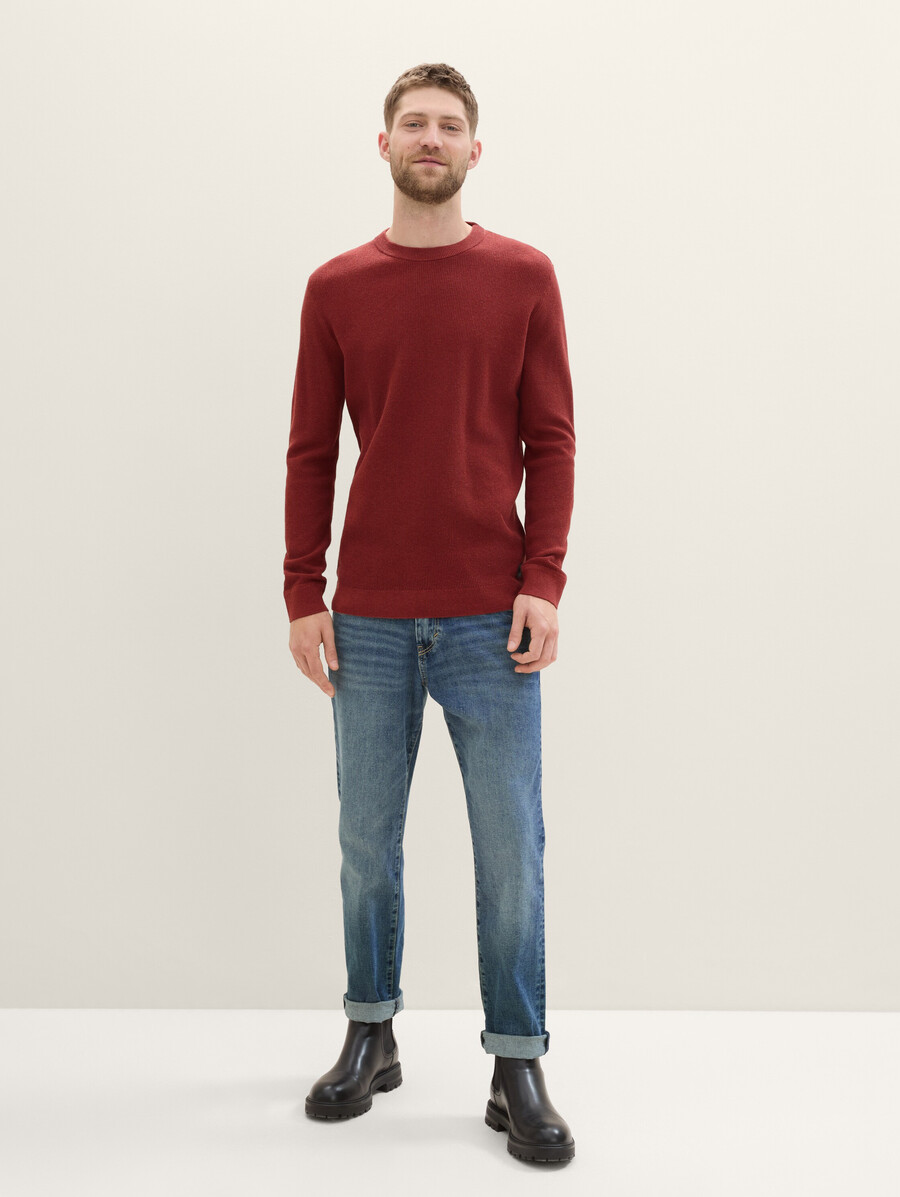 cotton knit jumper