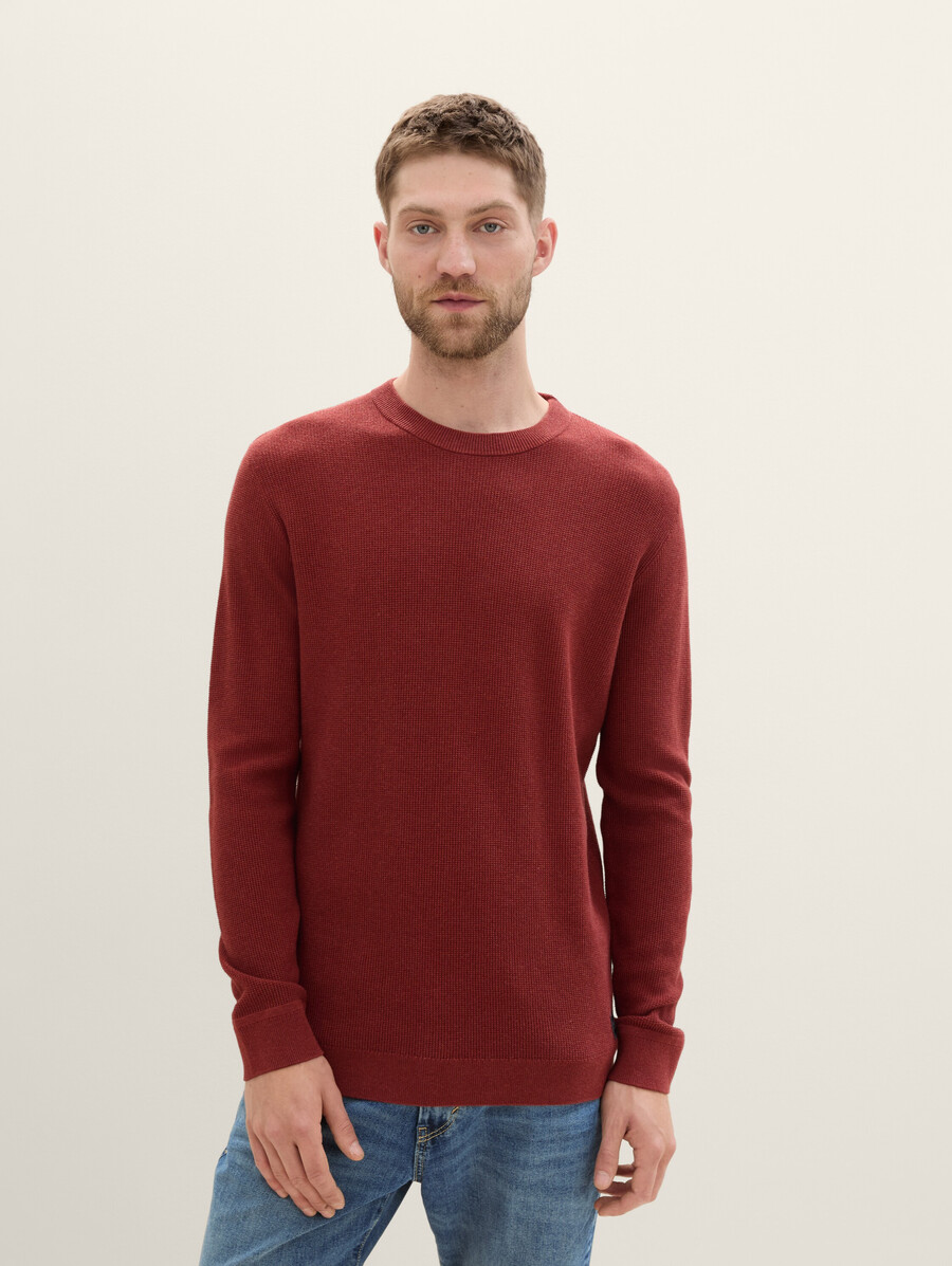cotton knit jumper