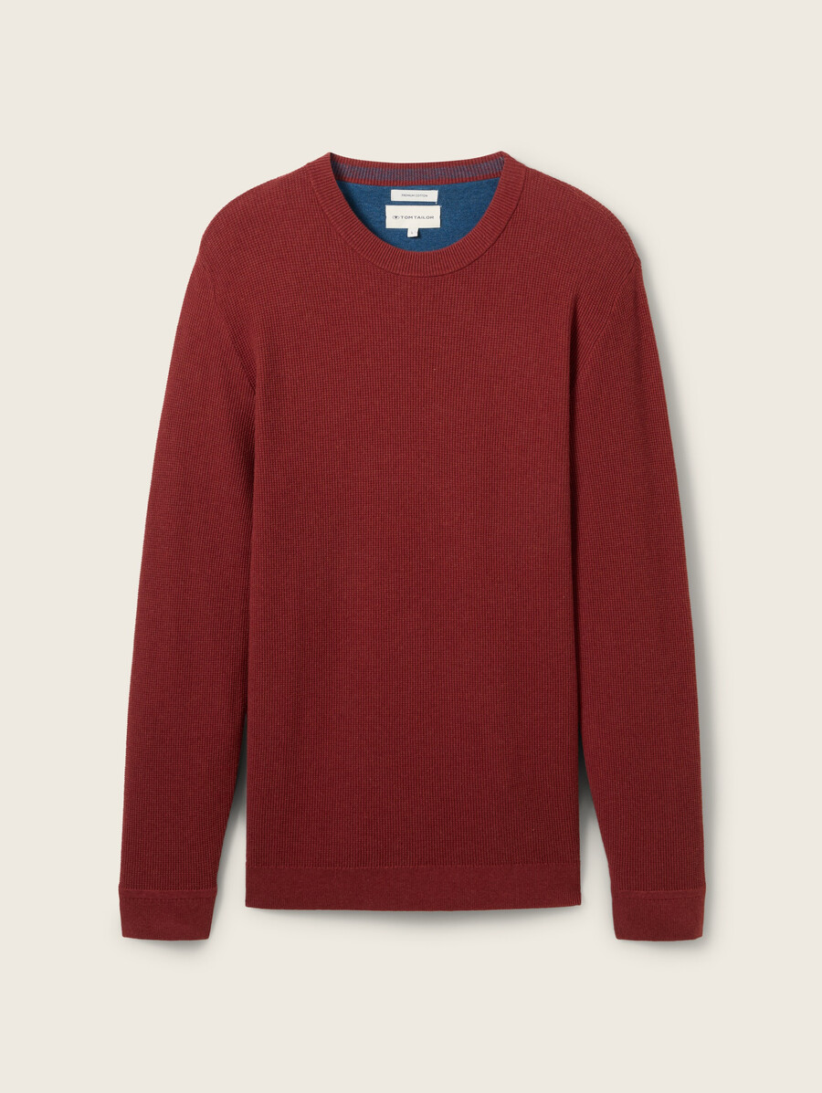 cotton knit jumper