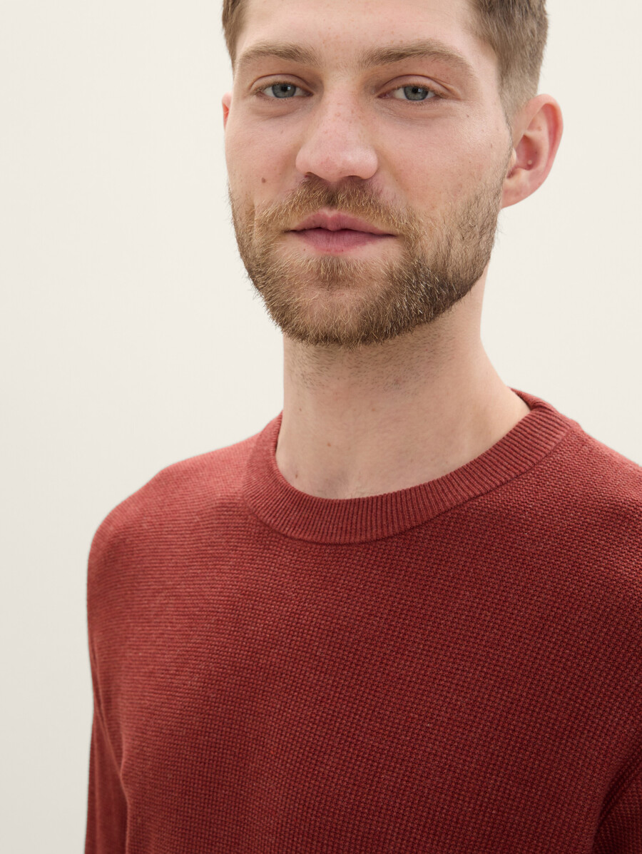 cotton knit jumper
