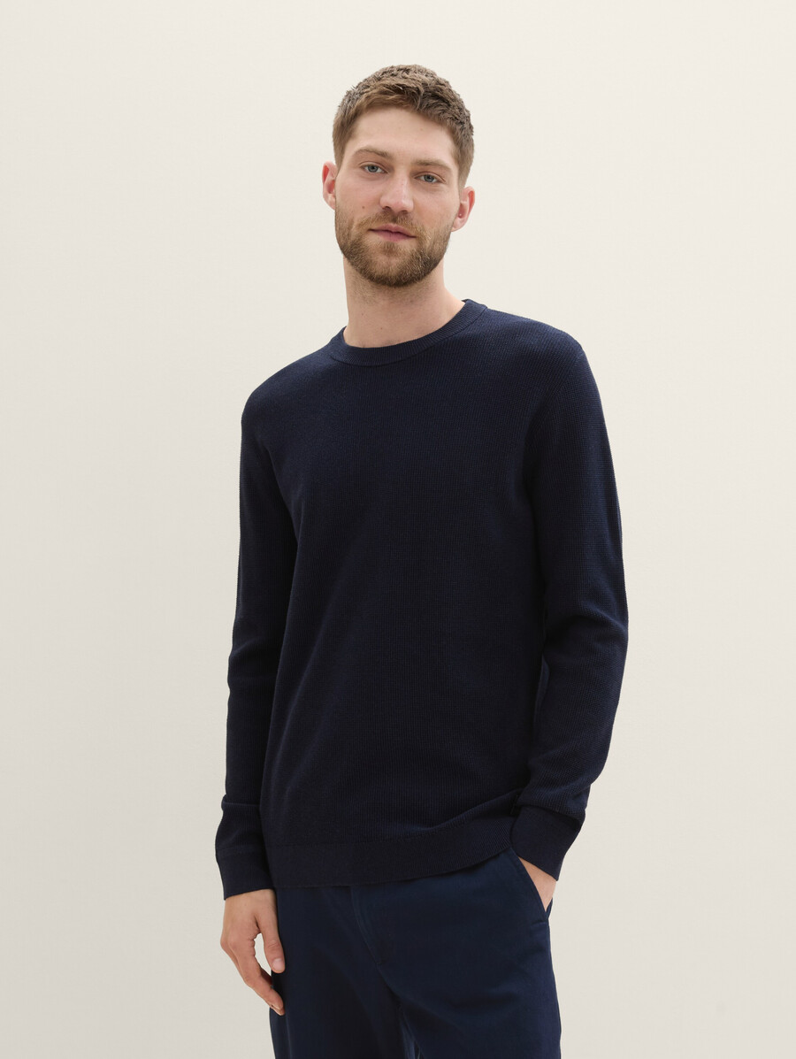 cotton knit jumper