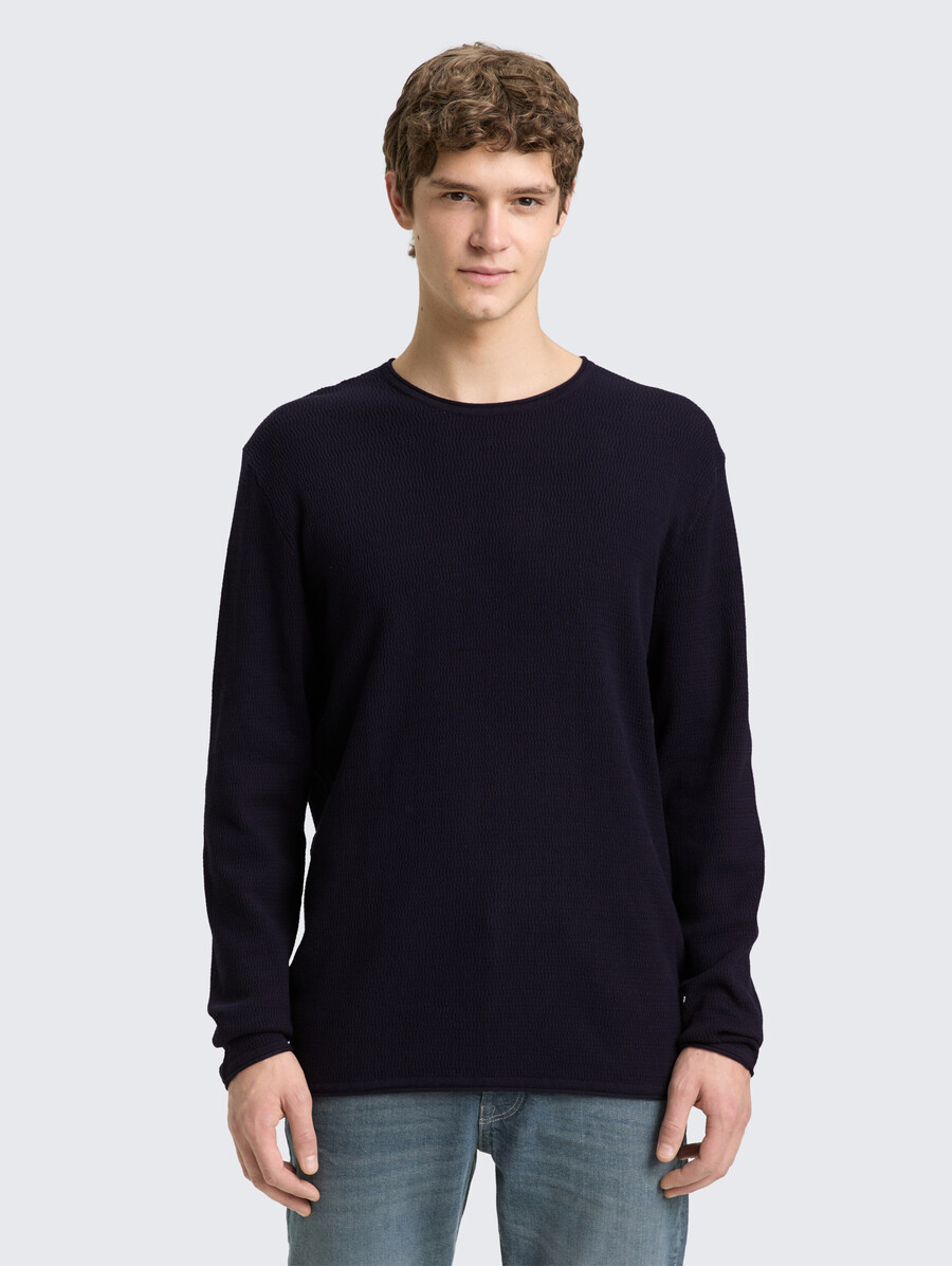 cotton knit jumper