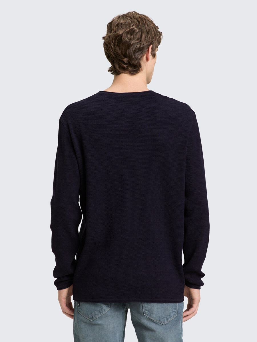 cotton knit jumper
