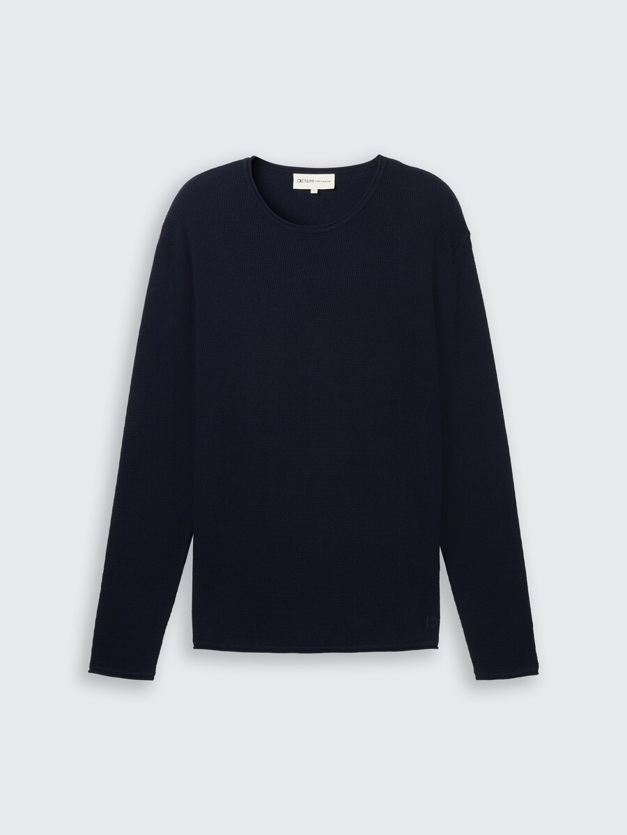 cotton knit jumper