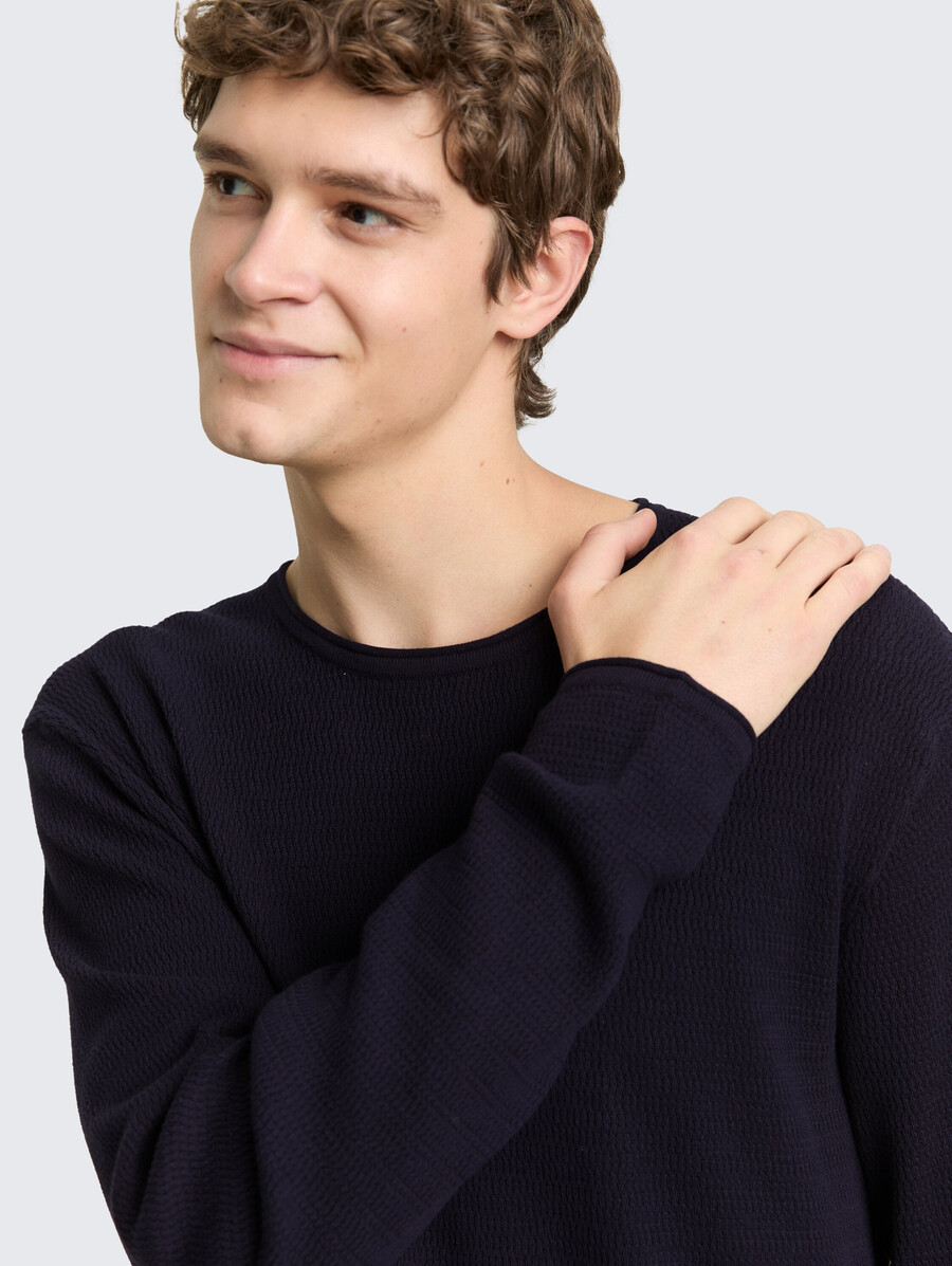 cotton knit jumper