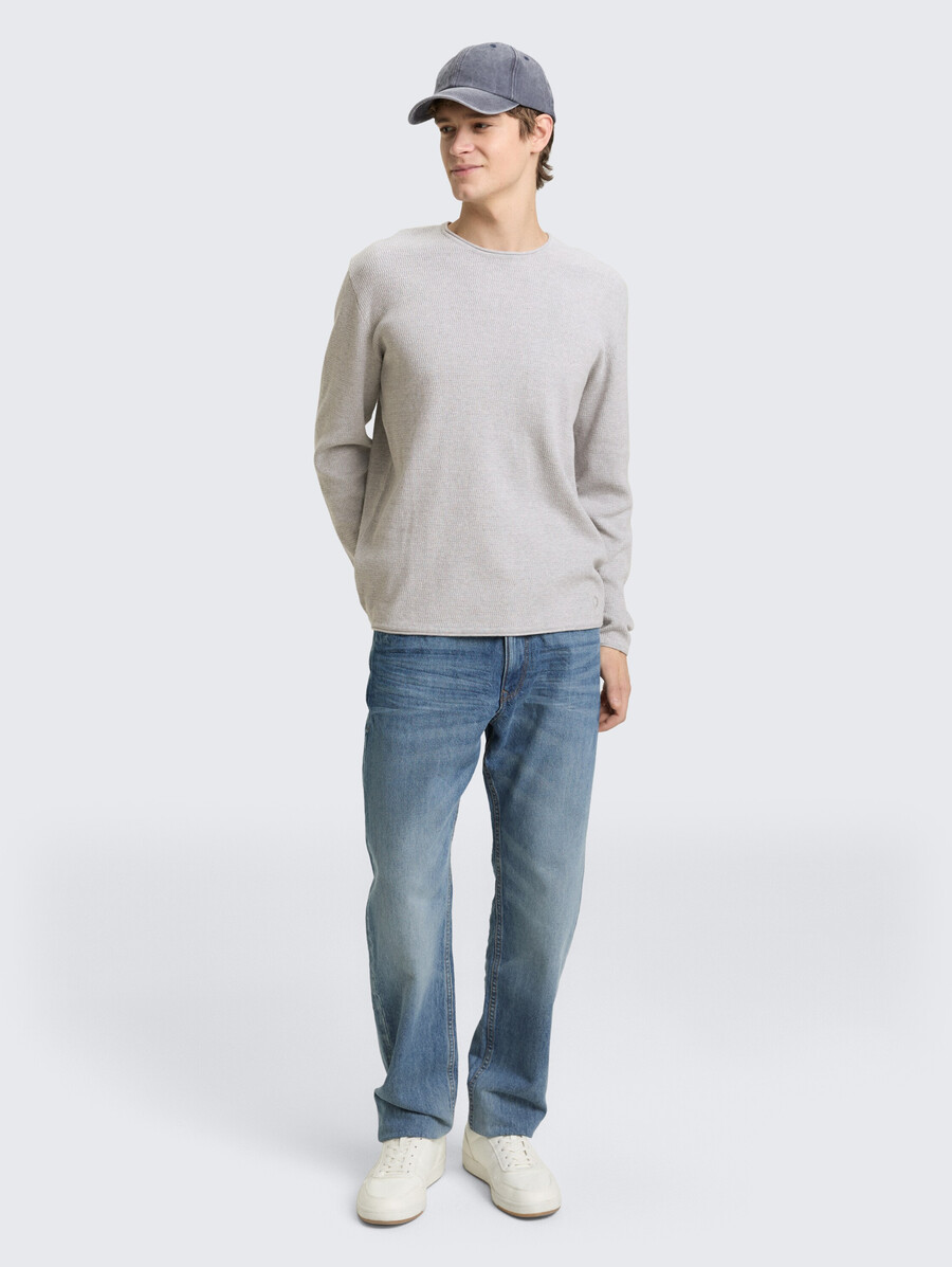 cotton knit jumper