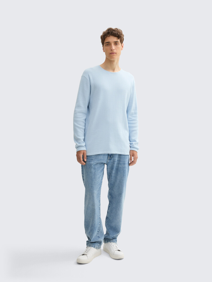 cotton knit jumper