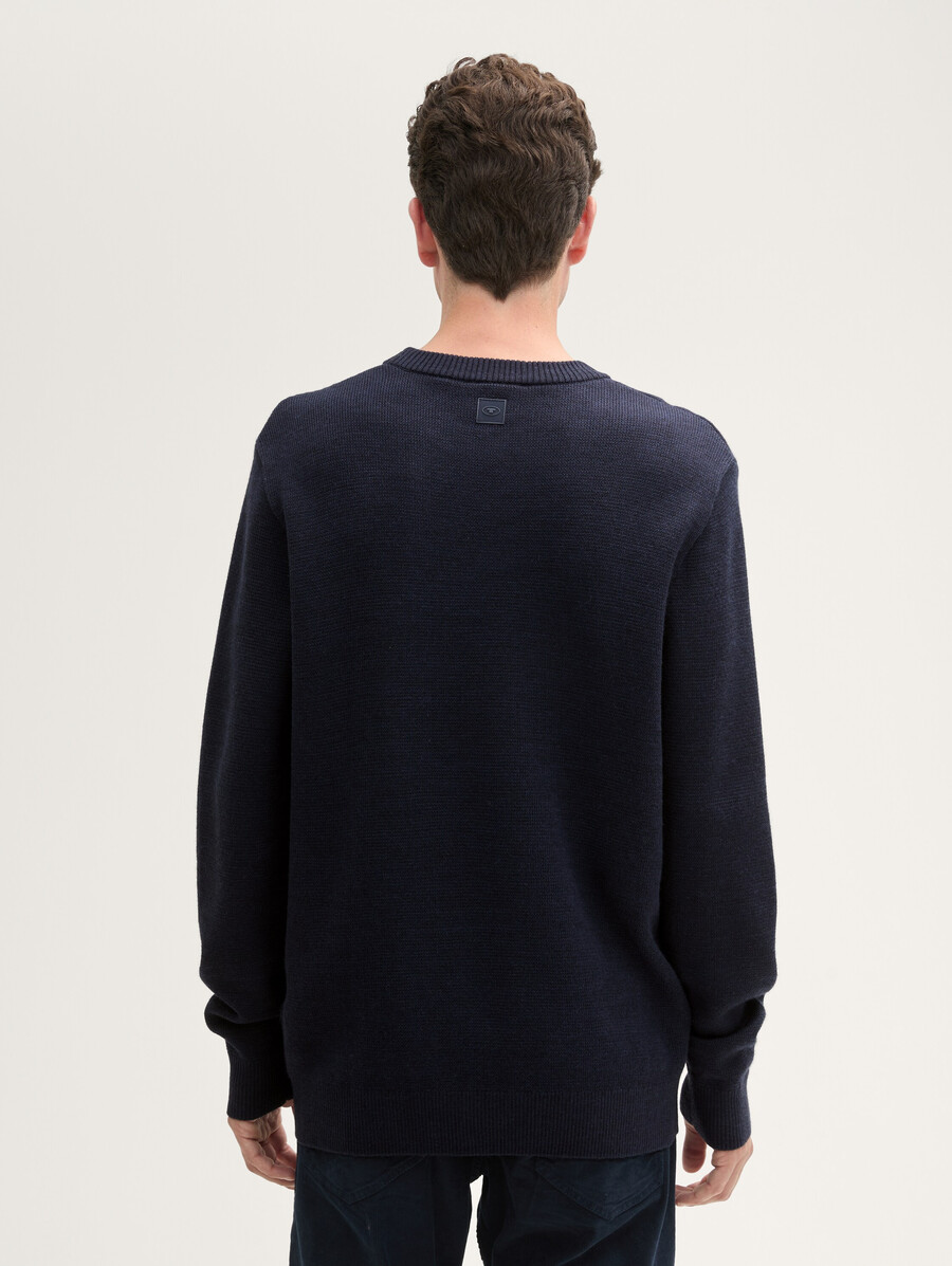 comfort wool - textured sweater