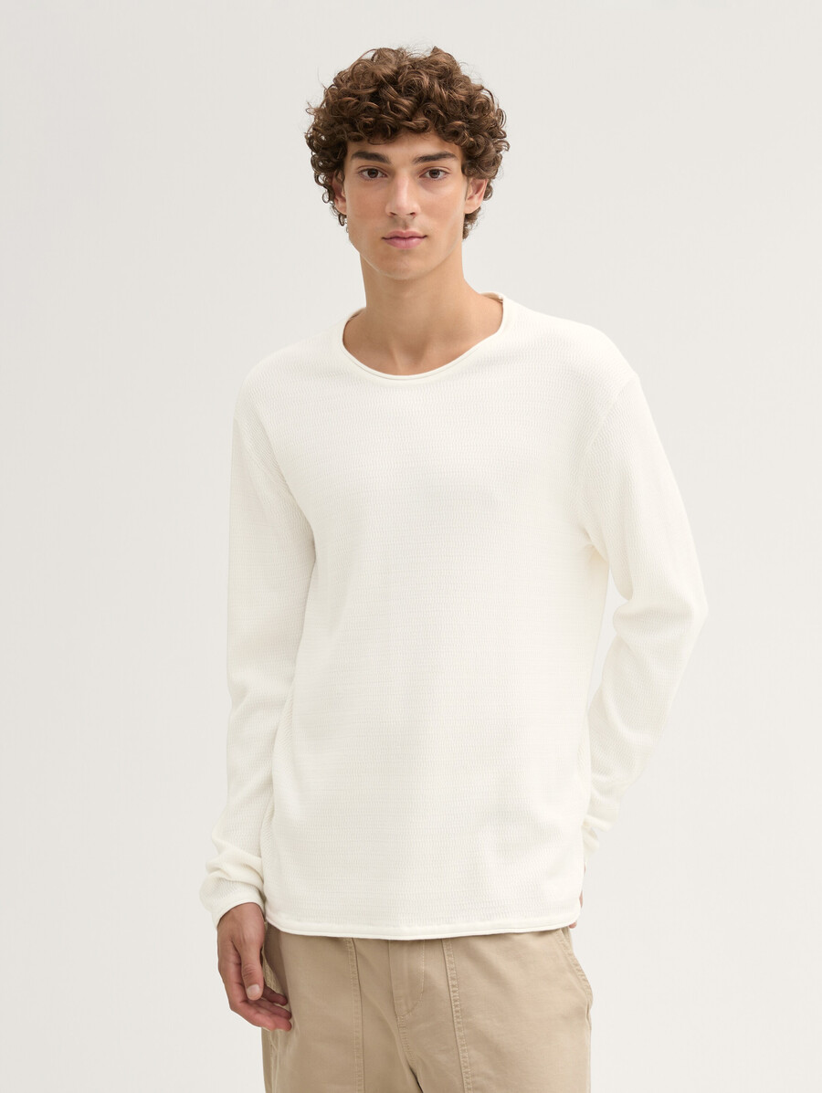 cotton knit jumper