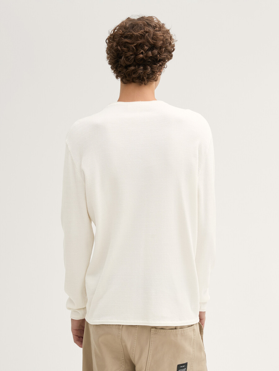 cotton knit jumper