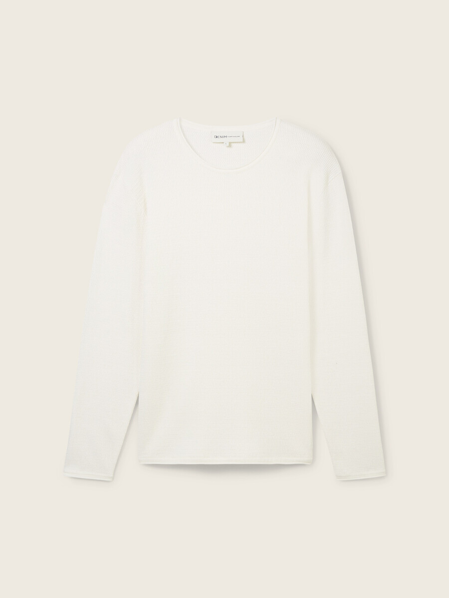 cotton knit jumper