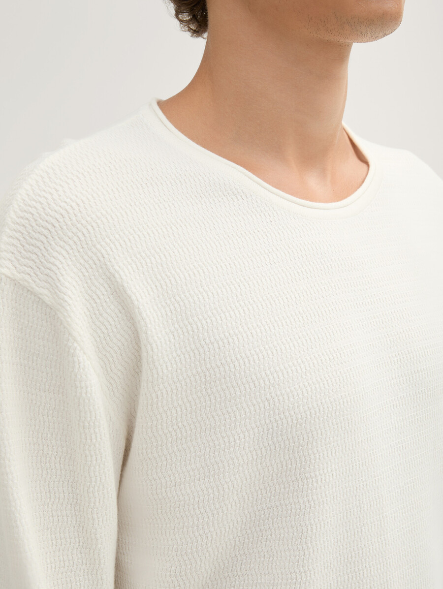 cotton knit jumper