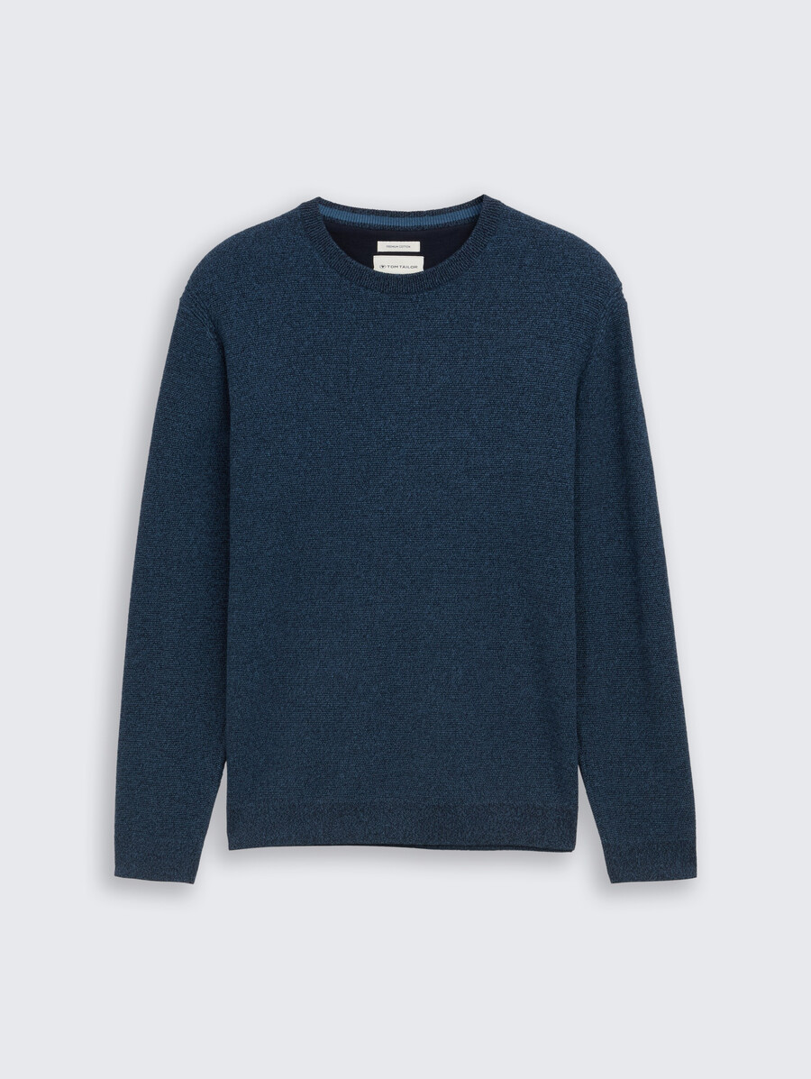 knitted jumper made from organic cotton