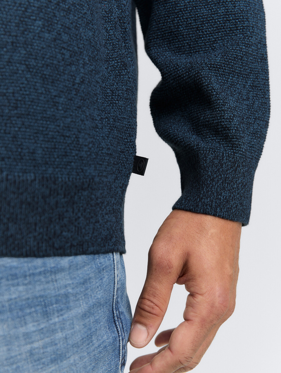 knitted jumper made from organic cotton