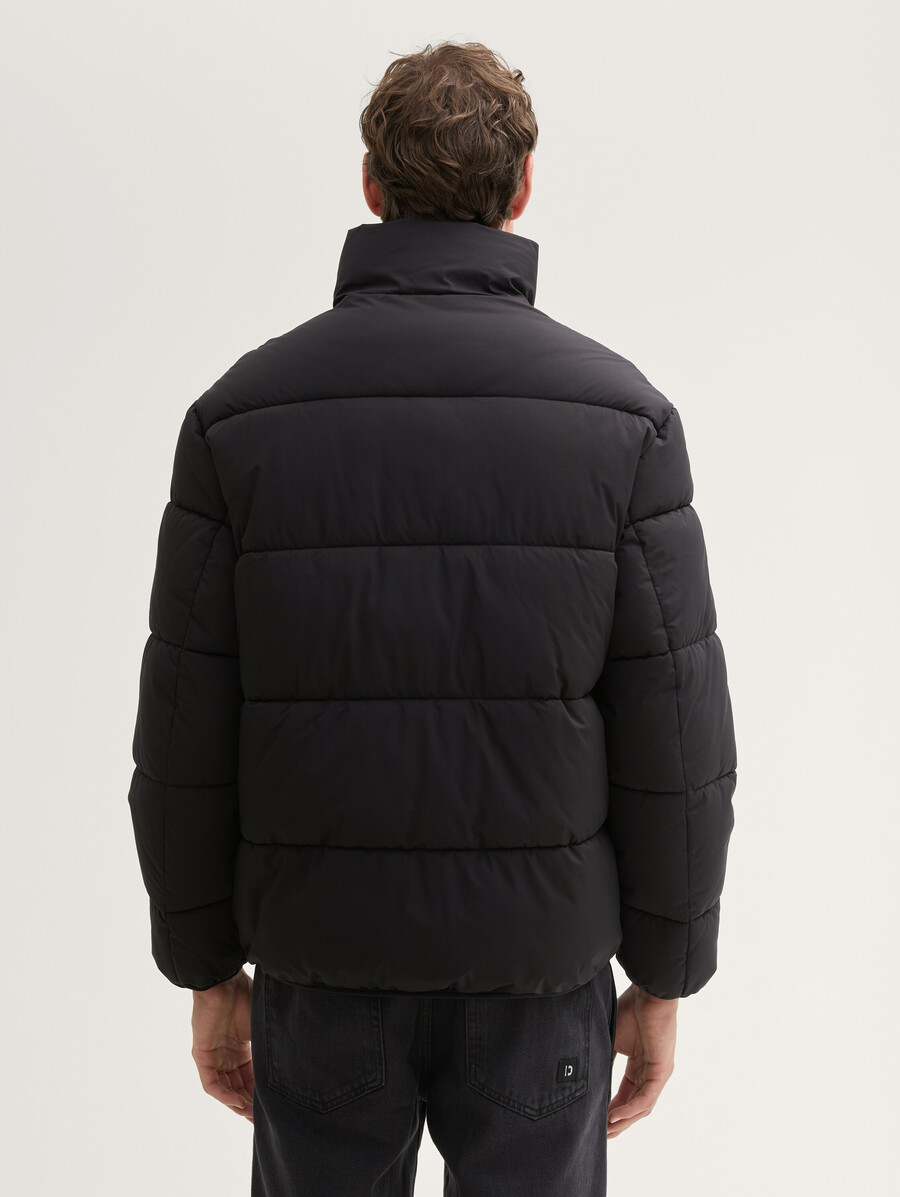water-repellent puffer jacket