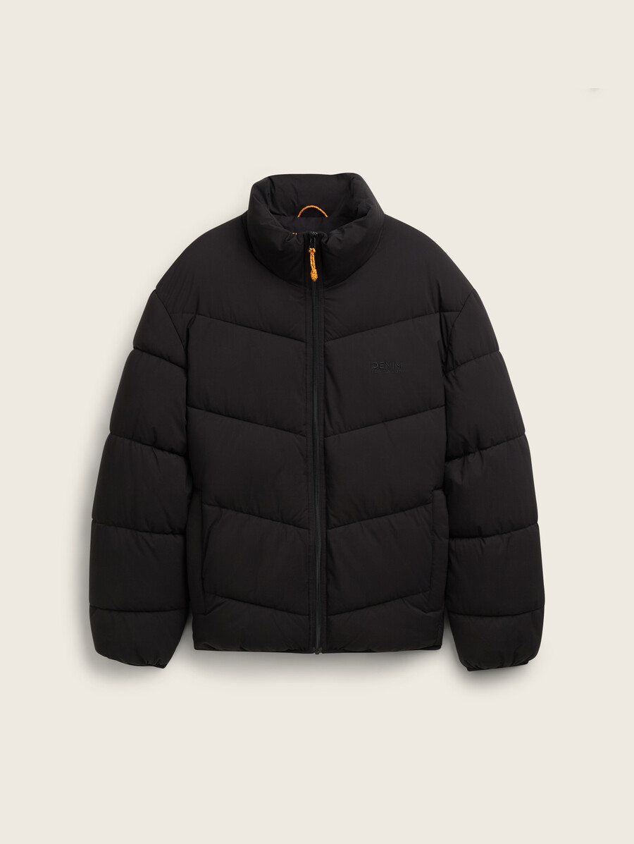 water-repellent puffer jacket