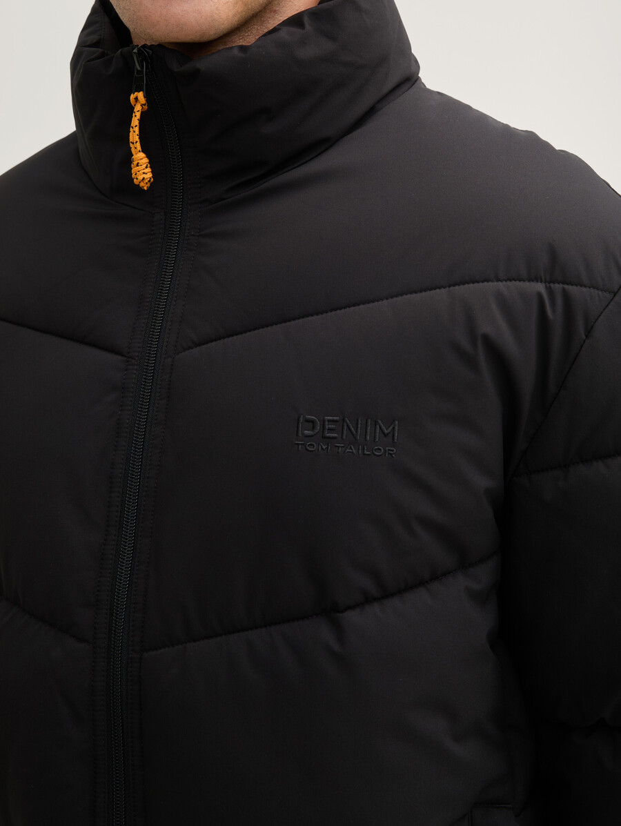 water-repellent puffer jacket
