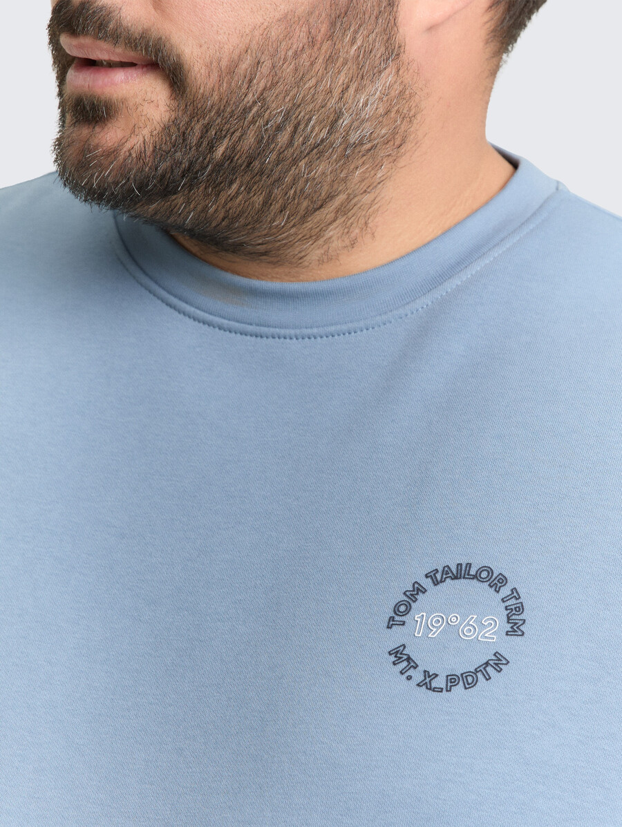 plus size - sweatshirt with logo print