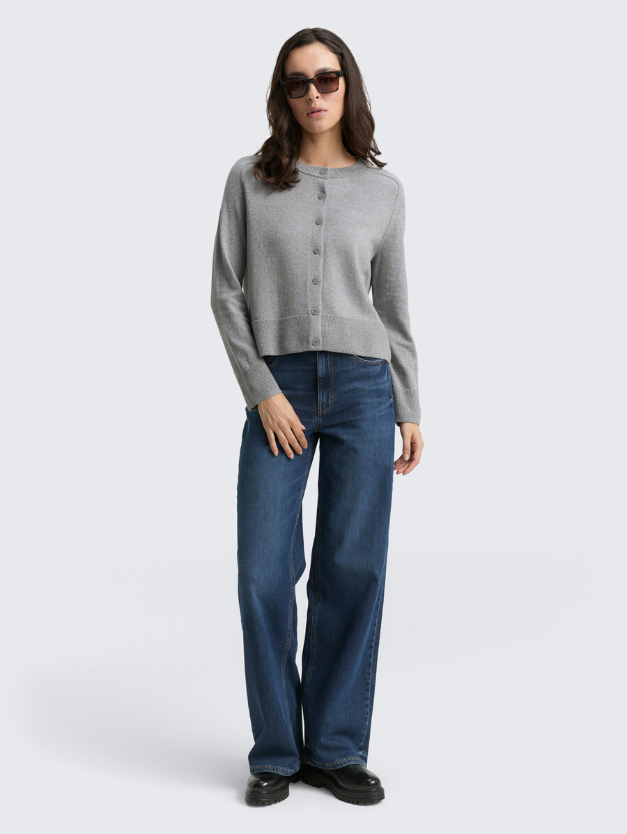 cardigan with cashmere blend