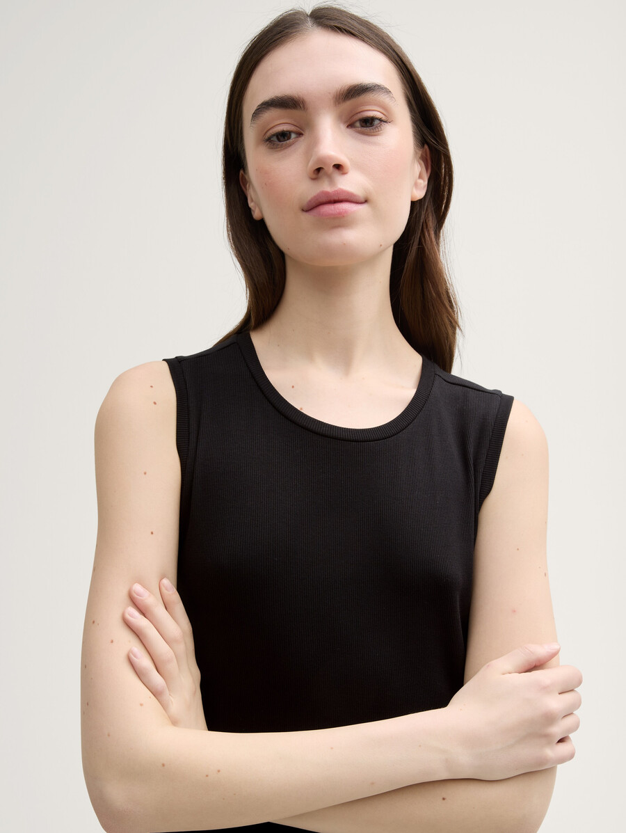 midi dress with ribbed texture