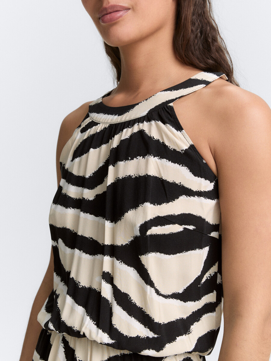 halter neck maxi dress