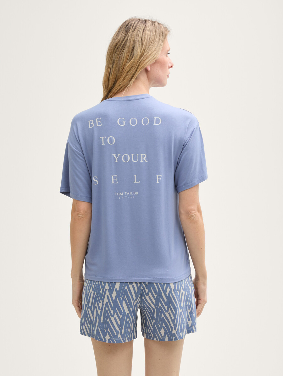 pyjama set with all-over print