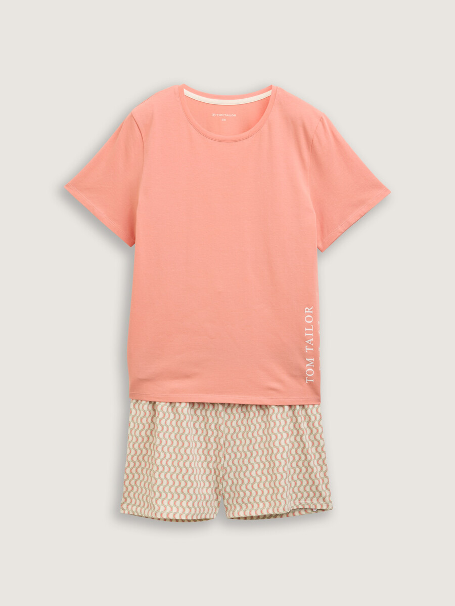 pyjama set with all-over print