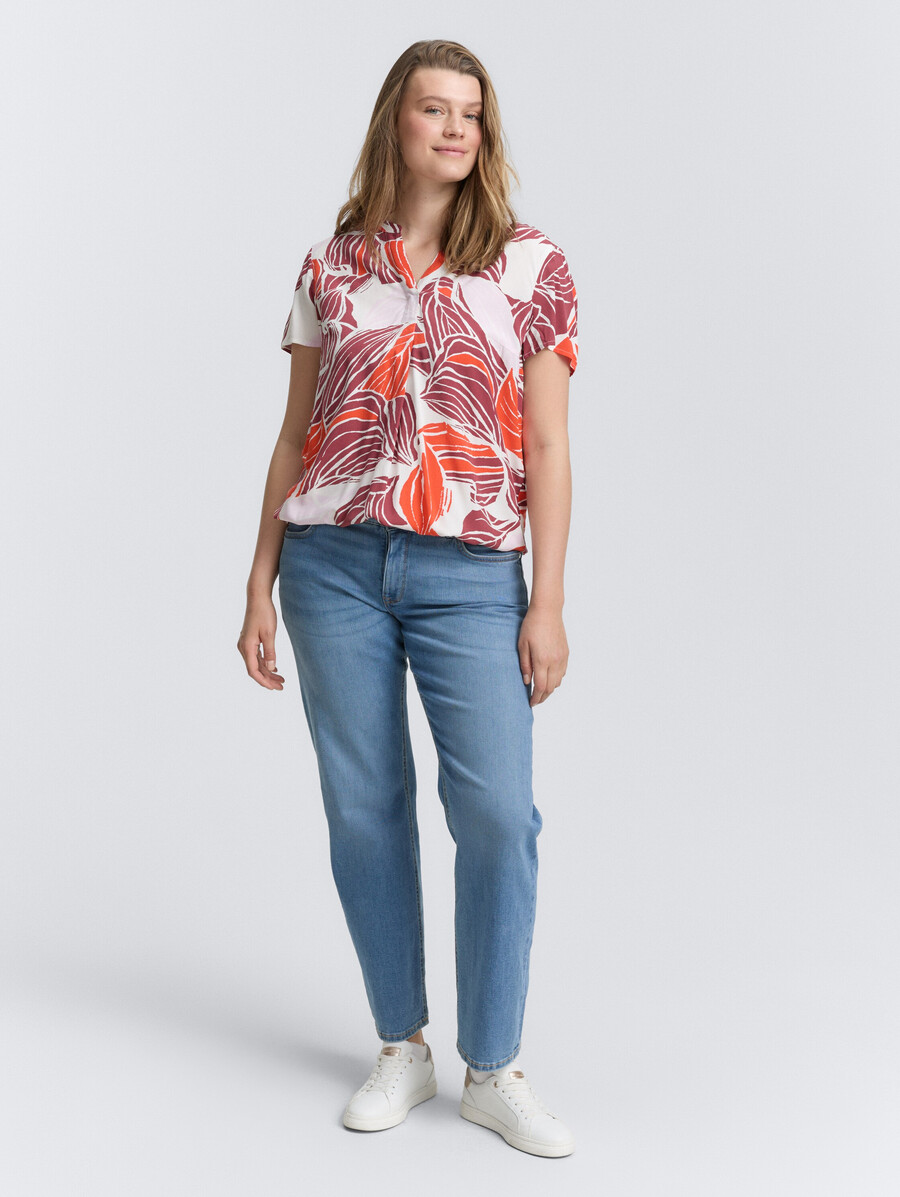 plus size - patterned blouse