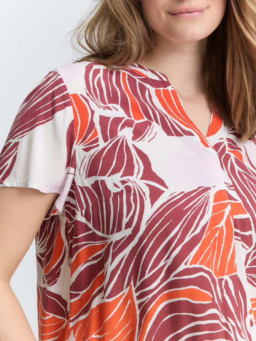plus size - patterned blouse